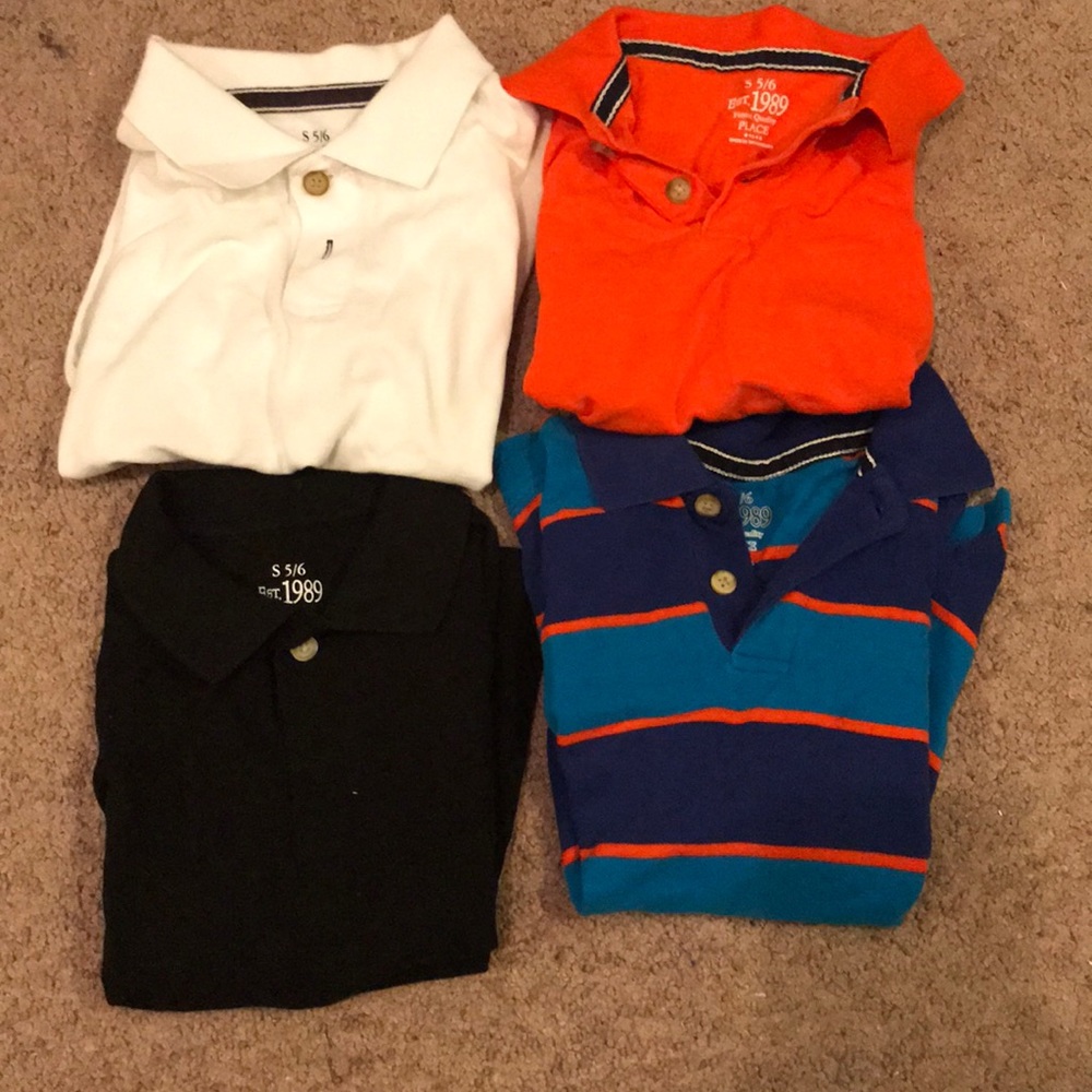 4 boys Est. 1989 Place shirts